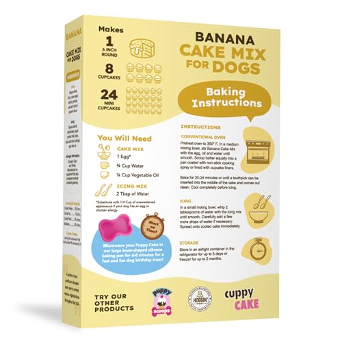 Puppy Cake gâteau banane au four, arôme attrayant.