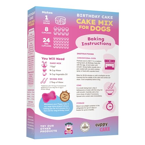 Puppy Cake Gâteau micro-ondes pratique pour portions.