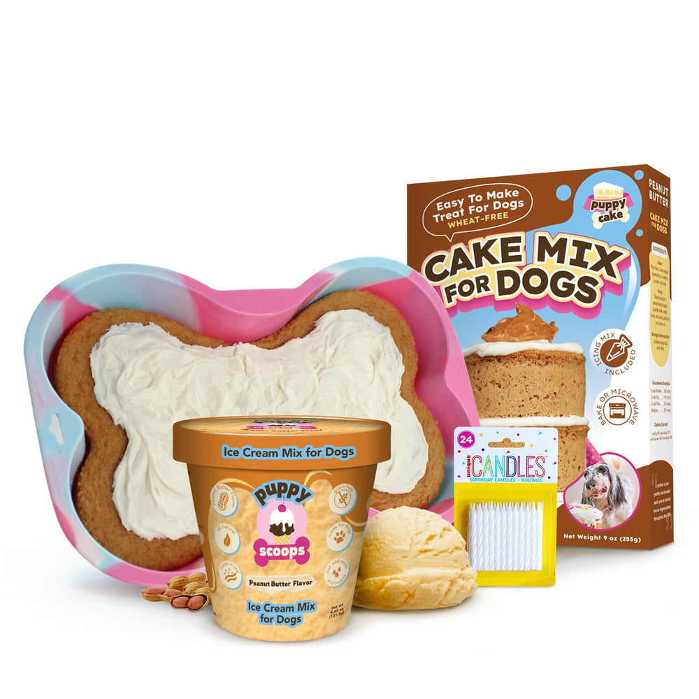 Puppy Cake – moule os en silicone, démoulage sans effort pour gâteau canin.