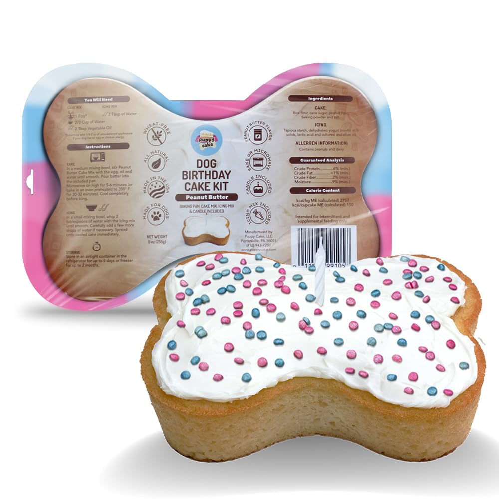 Puppy Cake: moule silicone os tricolore pour des gateaux faciles a demouler