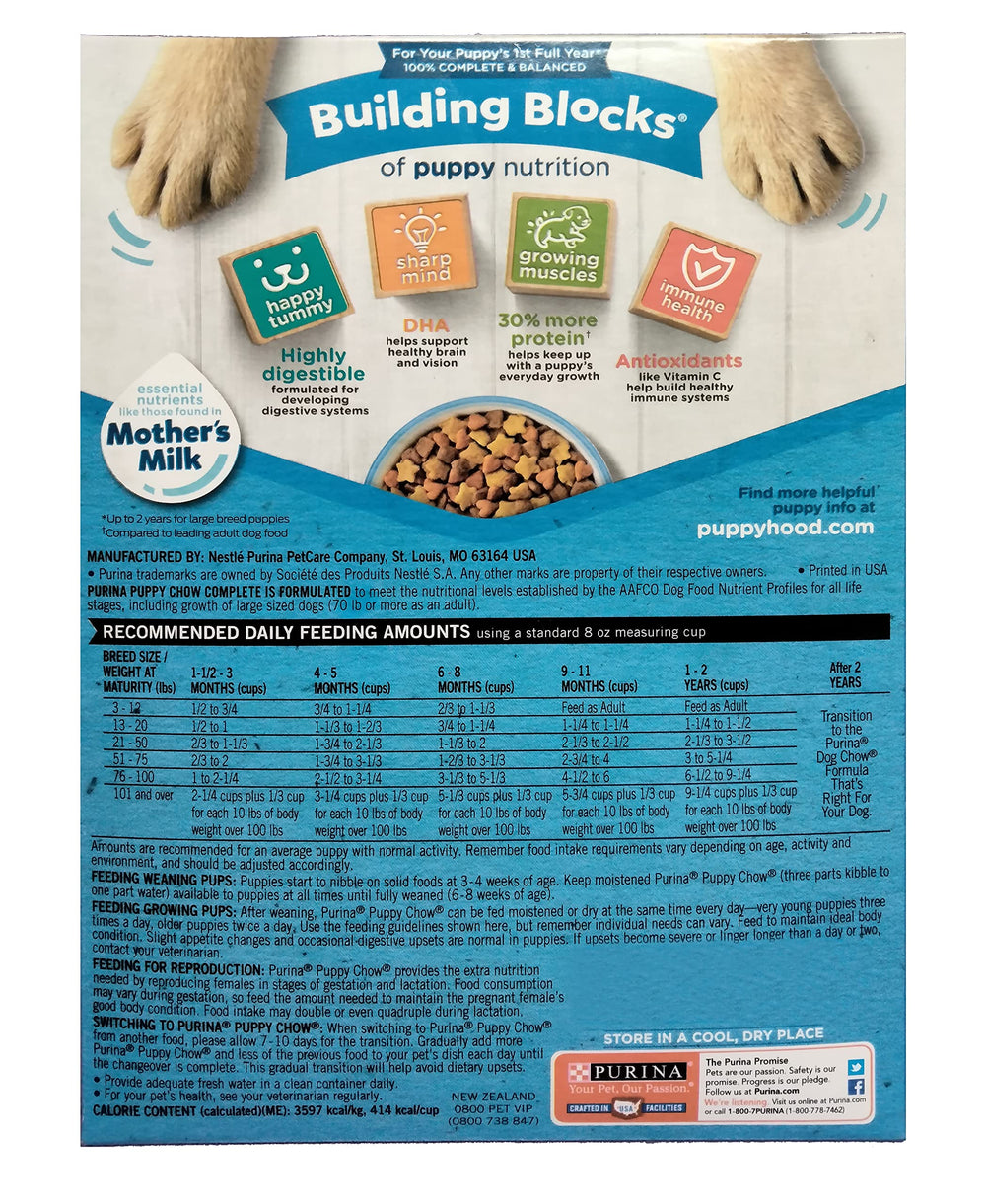 Puppy Chow bol alimentation repas quotidien simple et nourrissant pour chiots.