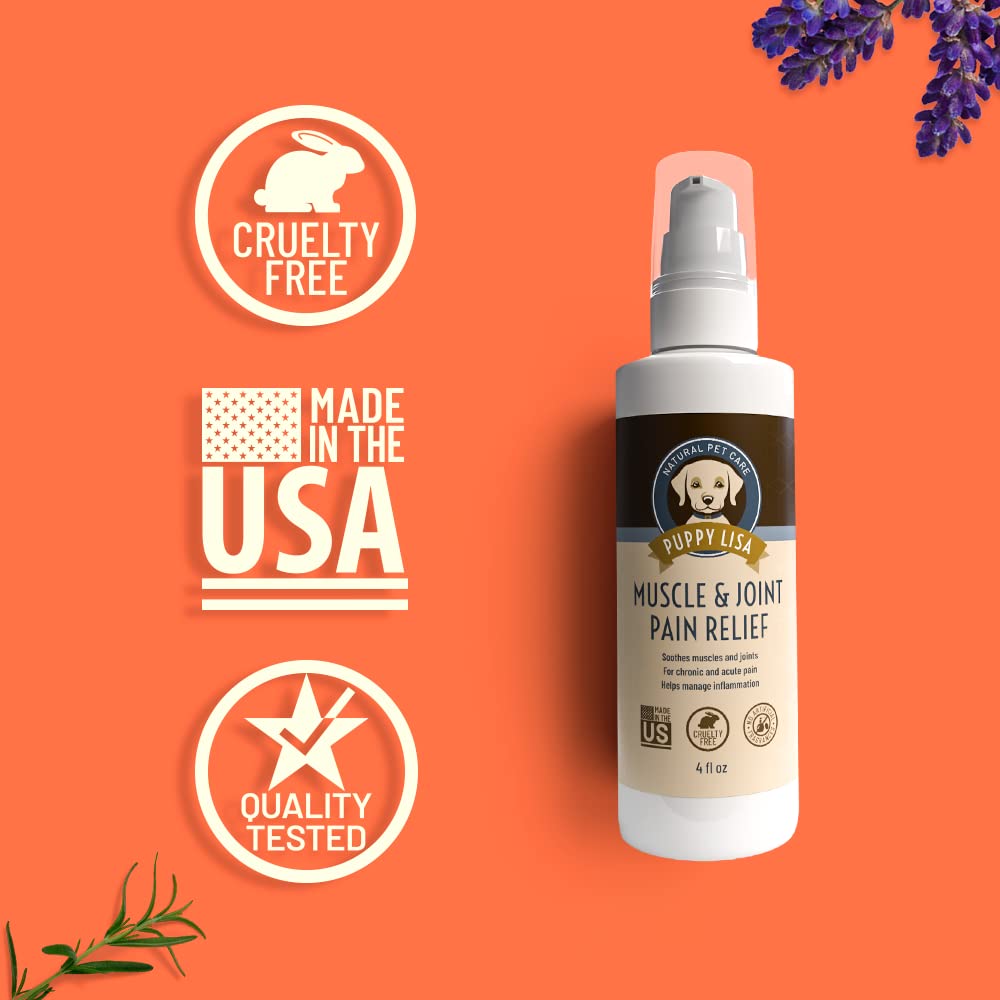 Puppy Lisa crème, application facile sans spray, expérience agréable pour chien et maître.