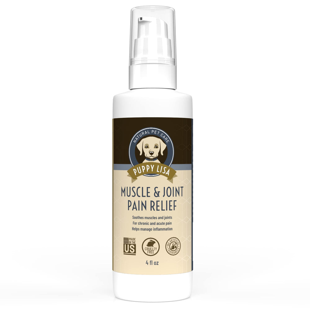 Puppy Lisa crème-relief pour articulations chien, application ciblée et absorption rapide.