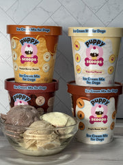 Puppy Scoops – Glace pour chien avec ingrédients réels et naturels.