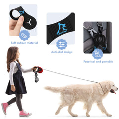 PuppyDoggy attache-poignee-laisse: fixation sûre et rapide après utilisation.