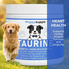 Texture fine de Doggy Supps Taurine Powder qui se mélange facilement.