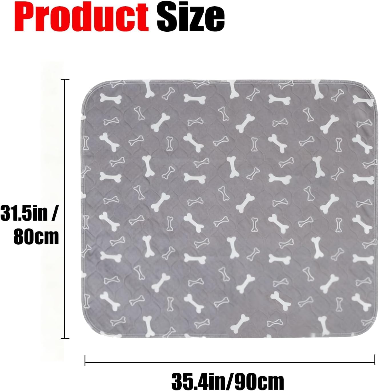 Puppypad-taille-l-315x354-cm idéale pour grands chiens et chiots.