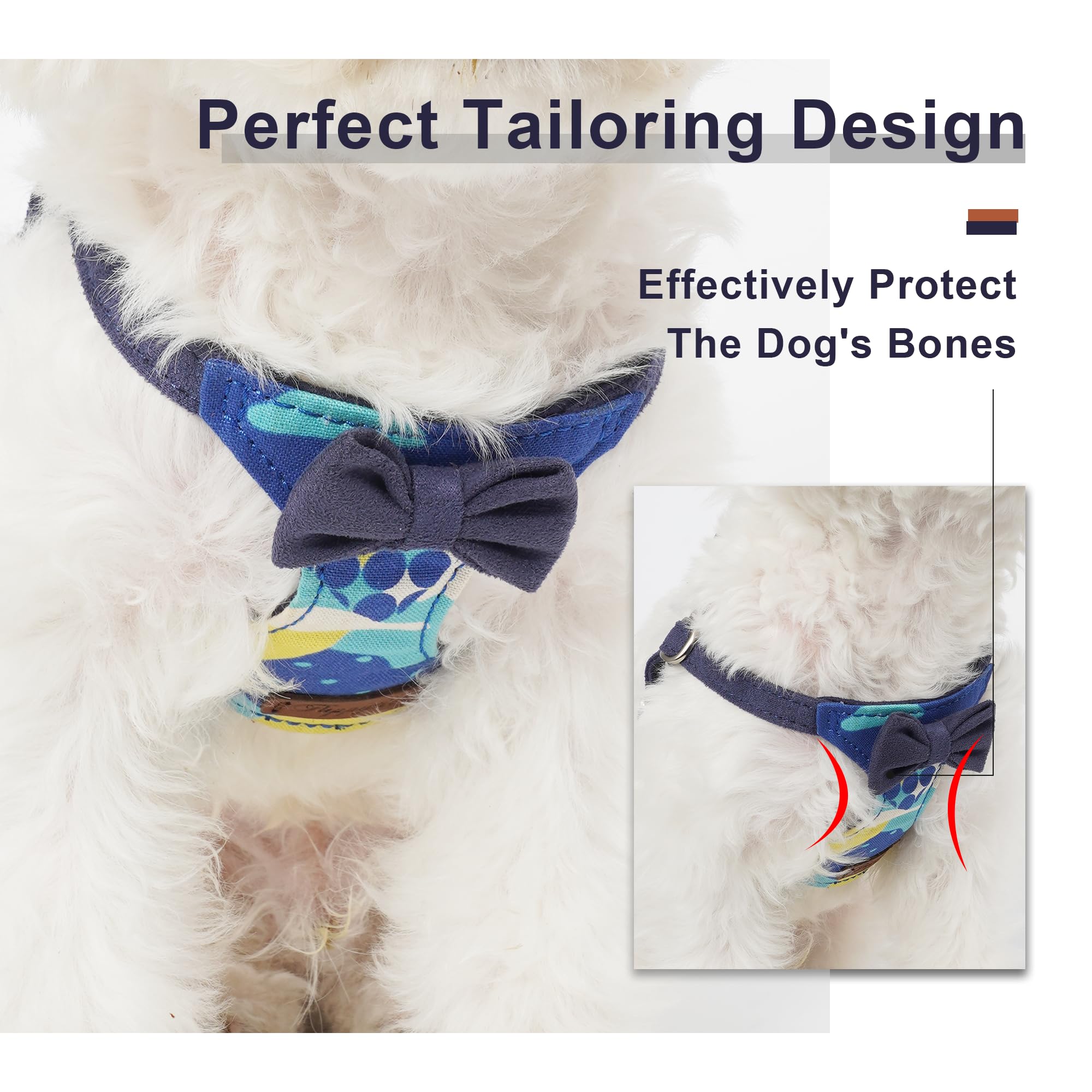 Puppytie Laisse-Harnais à deux longueurs, pratique pour deux chiens.
