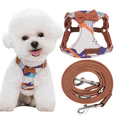 Puppytie harnais XS sans tirage pour petit chien, confort assuré.