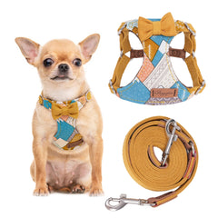 Puppytie harnais sans traction XS pour chien, confort et sécurité lors des promenades.