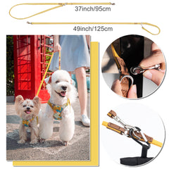 Puppytie laisse double longueurs XS, pratique pour suivre deux chiens.