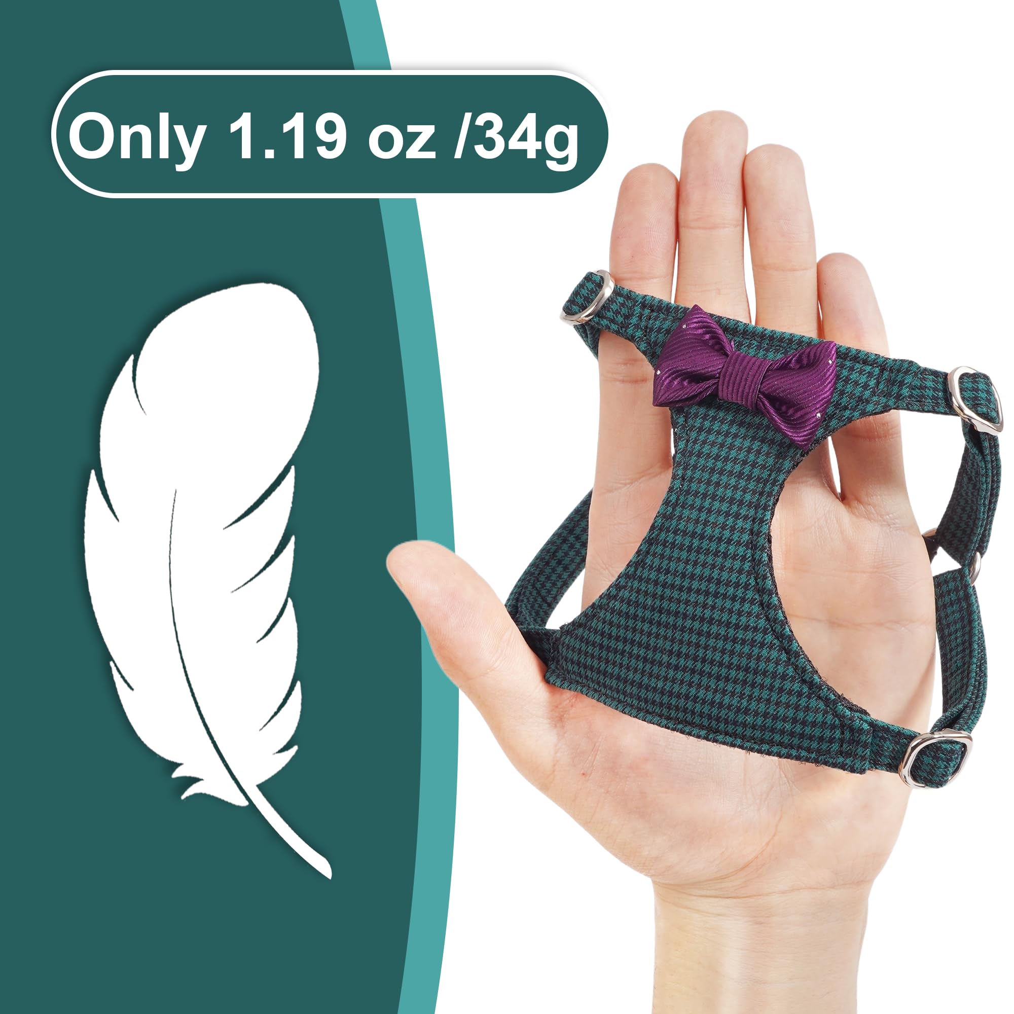 Laisse multiusage Puppytie pour deux chiens, longueurs 49 et 37 pouces
