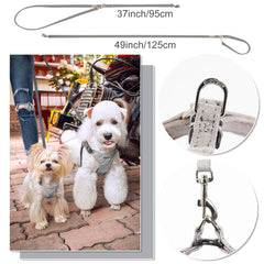 Longe multifonction Puppytie permettant deux chiens avec une seule sangle.