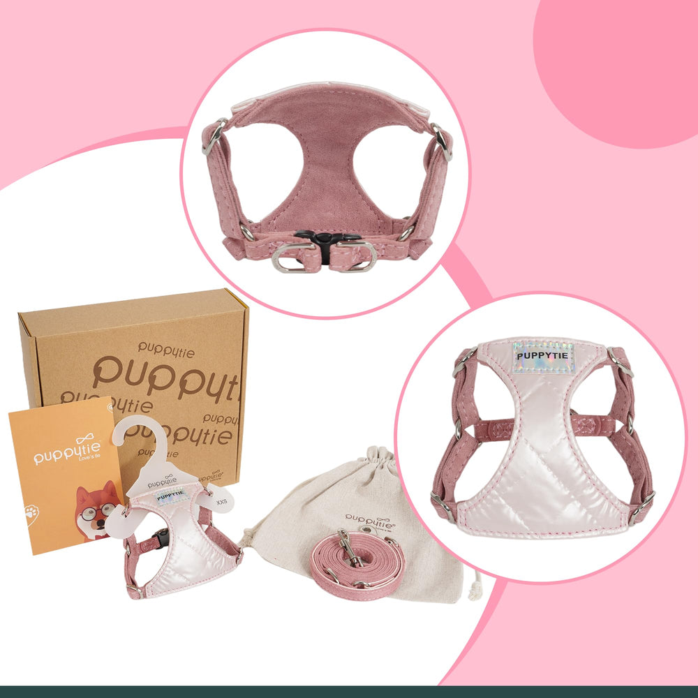 Matière douce et respirante Puppytie protège la peau du chien.
