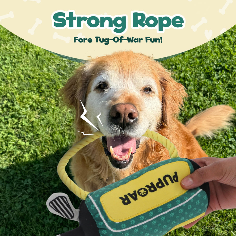 Jouet PUPROAR Golf utilisable au quotidien pour tous les chiens.