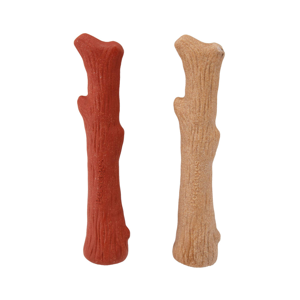 Pupstages Dogwood Mesquite 2-pack: bois réel et texture apaisante pour la mastication.