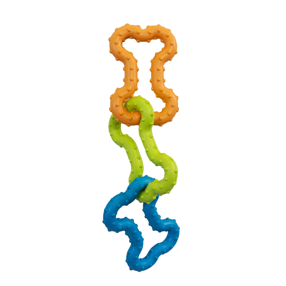 Pupstages Bone Tugz—jouet tirage et mordillage, idéal pour chiots et petits chiens.