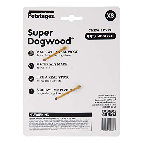 Pupstages Dogwood XS – durable et sans fragments, pour une utilisation plus sûre à la maison.