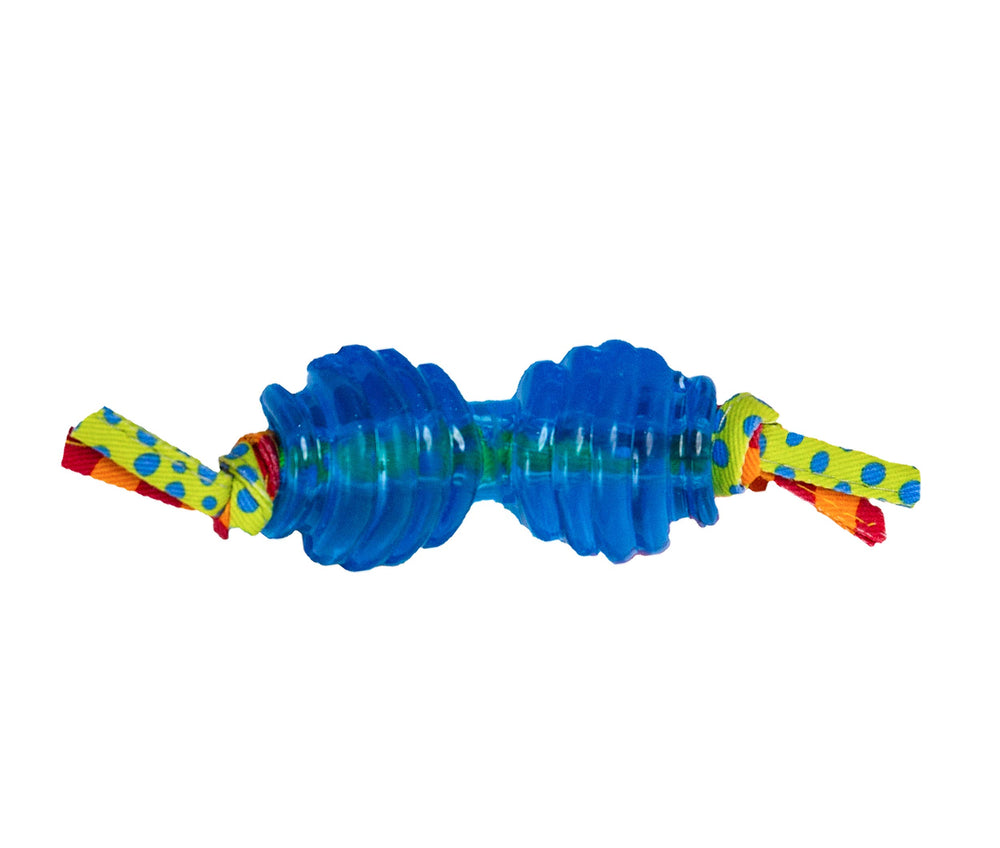 Pupstages Mini Orka: jouet haltère pour gencives et dents en formation.