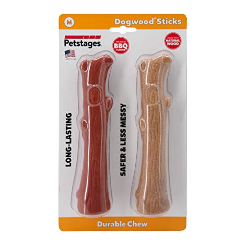 Pupstages texture naturelle: bois Dogwood Mesquite pour chiens actifs.
