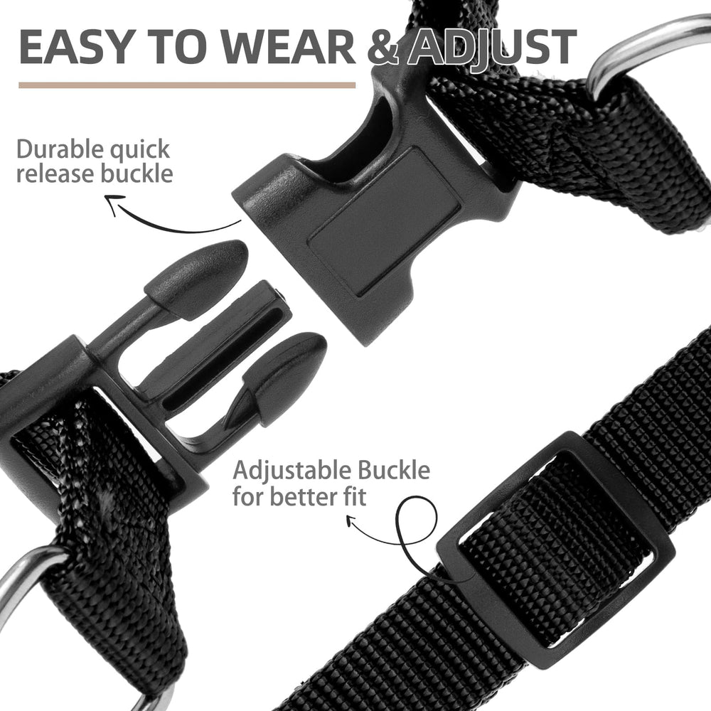 Harnais en nylon durable PUPTECK, toucher doux et résistance.