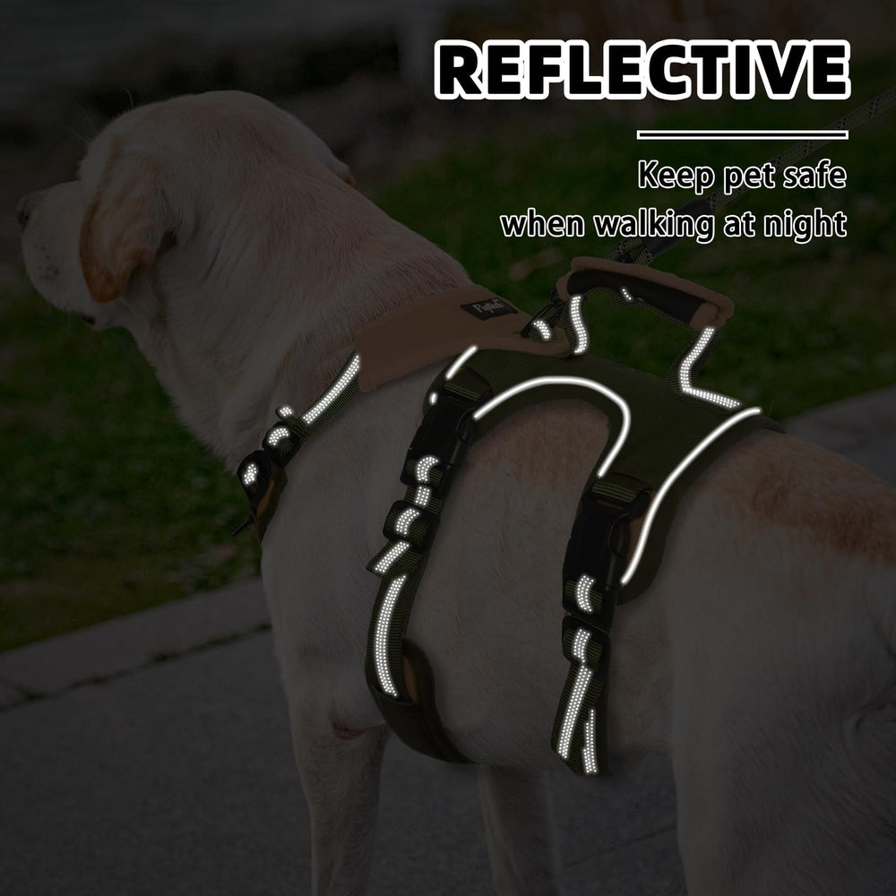 Harnais PupTeck taille M ajustable pour chiens moyens à grands.