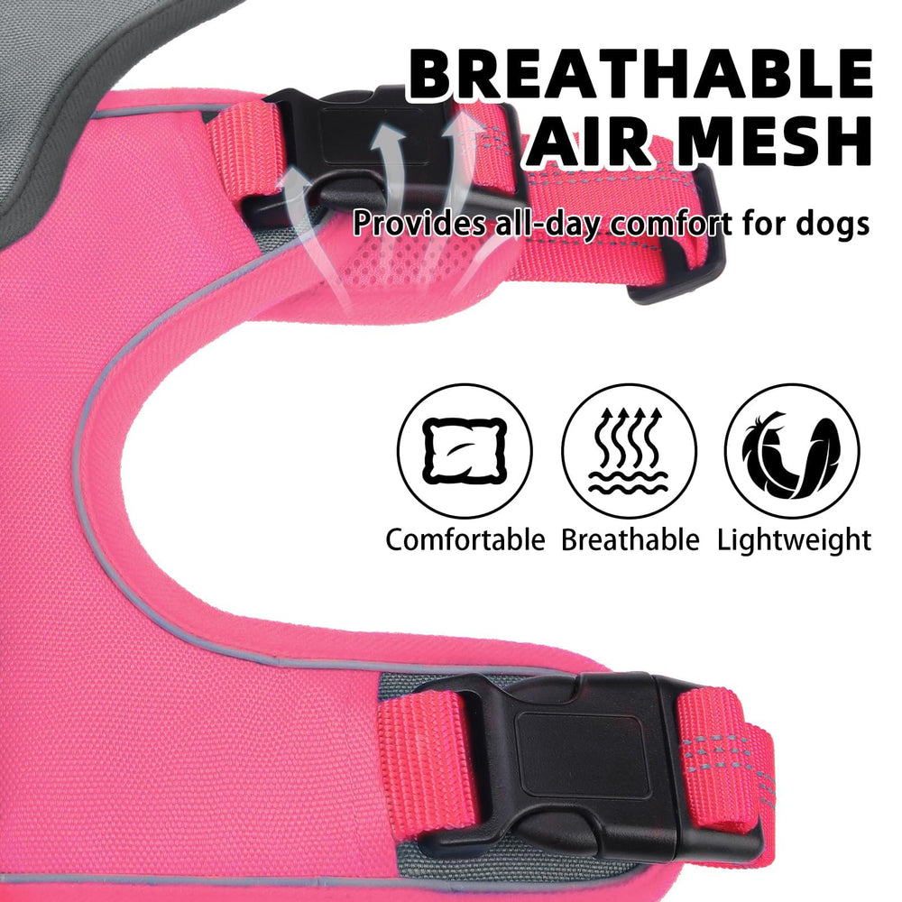 Laisse PUPTECK rembourrée et réfléchie, longueur 150 cm pour sorties flexibles.
