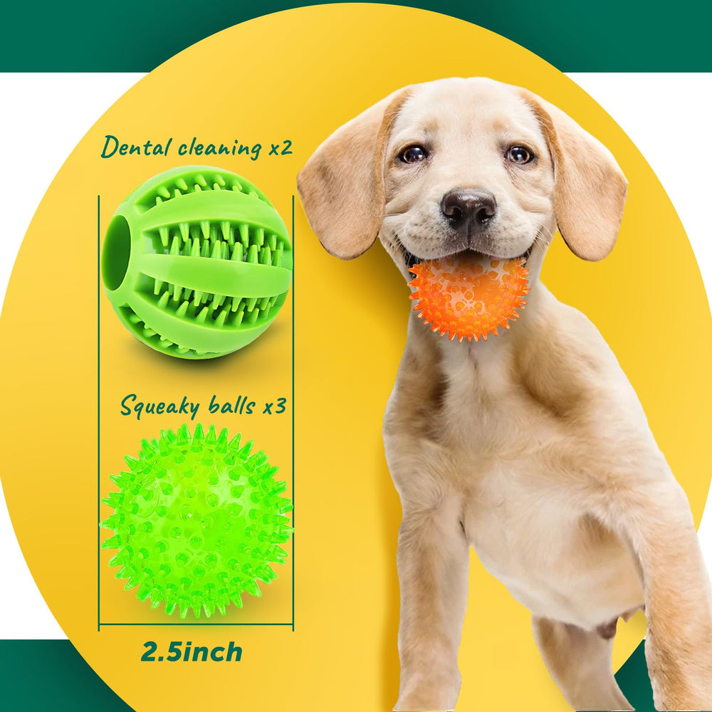 Balle PUPTILY à sifflet offrant stimulation mentale pour petits chiens
