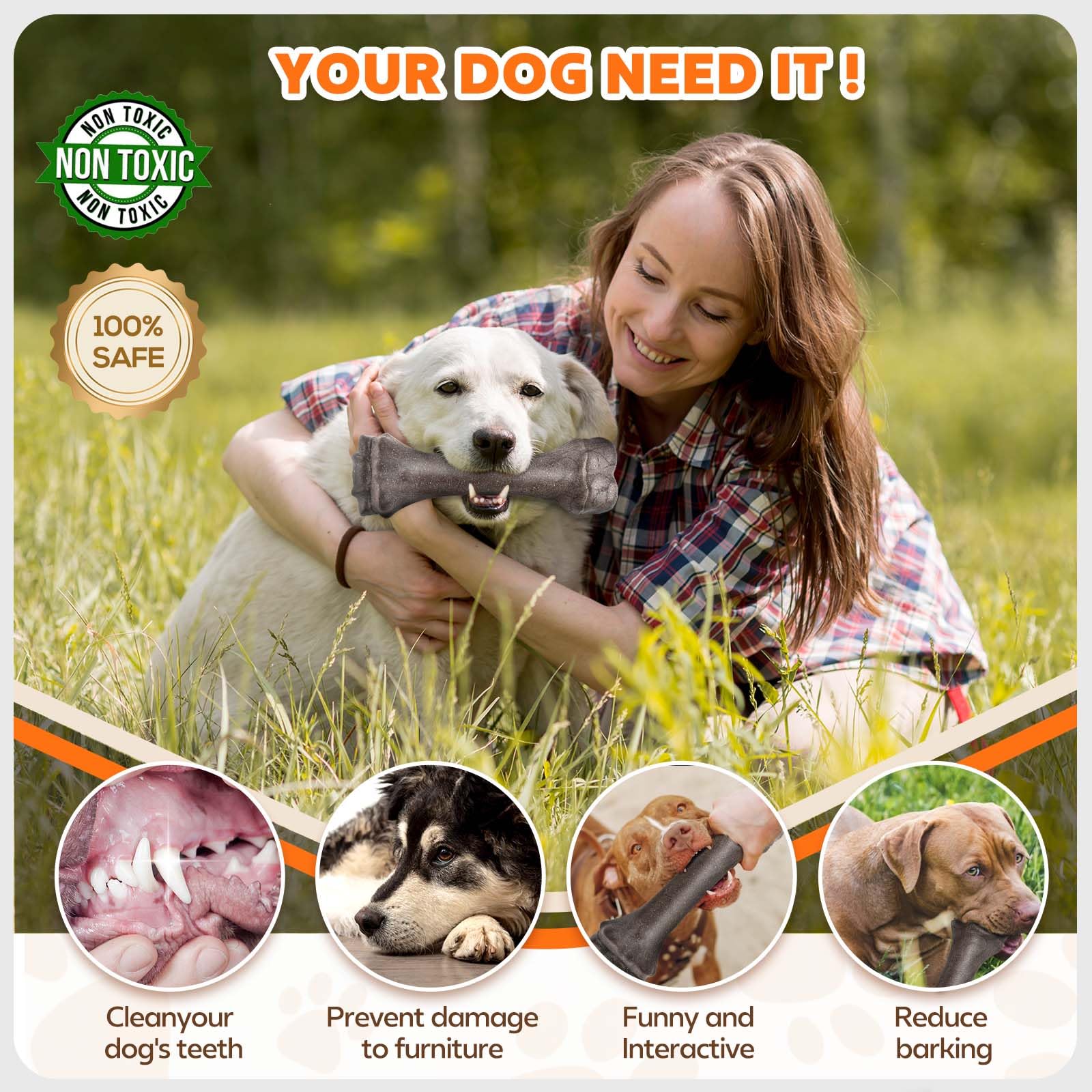 PUPTILY design os replique-reelle facilite une habitude positive lors de la mastication.