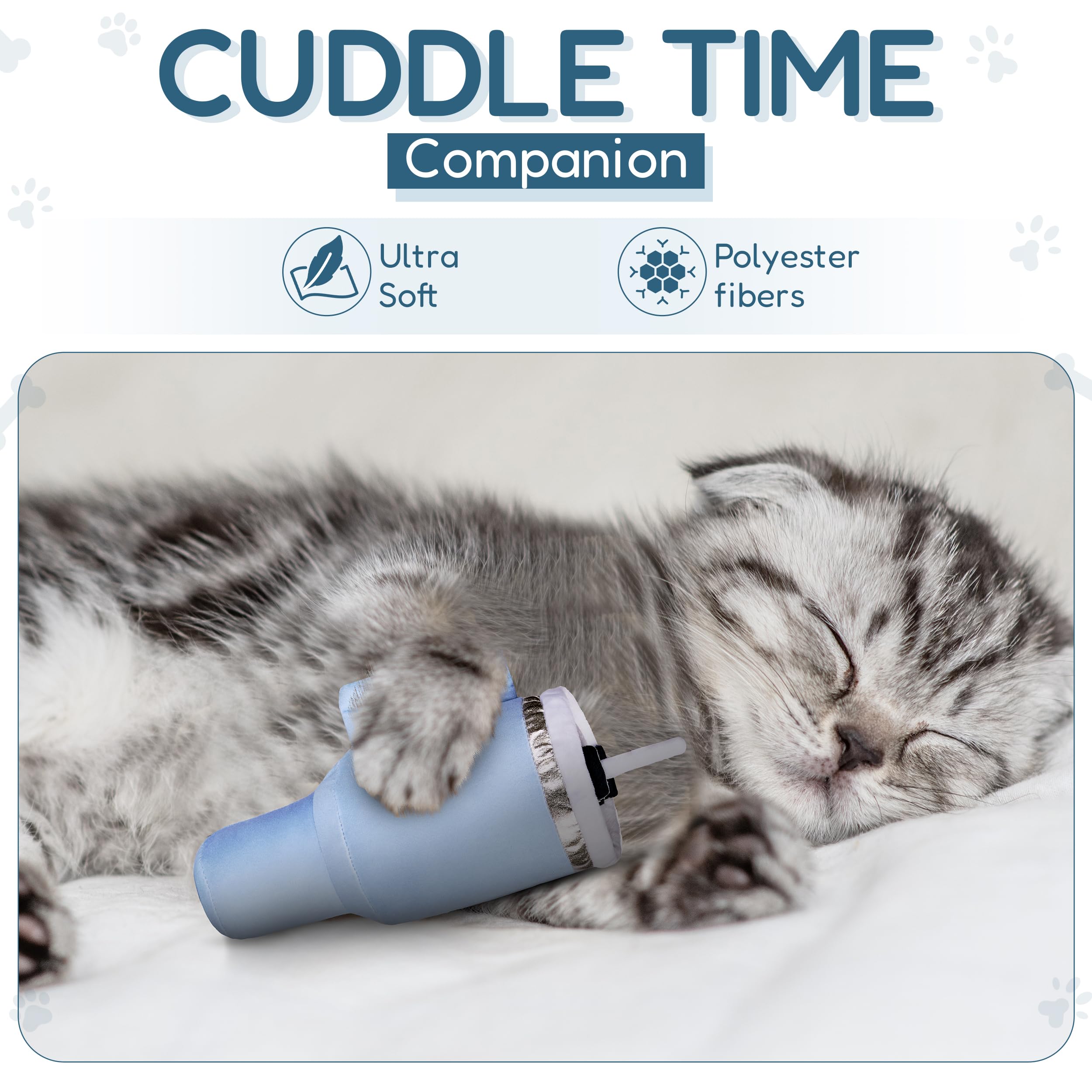 Kitty Cup, lancer facile pour chats et chatons, avec herbe à chat.
