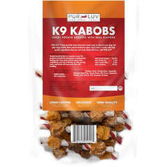 Pur Luv K9 Kabobs foie de poulet et patate douce, goût irrésistible.