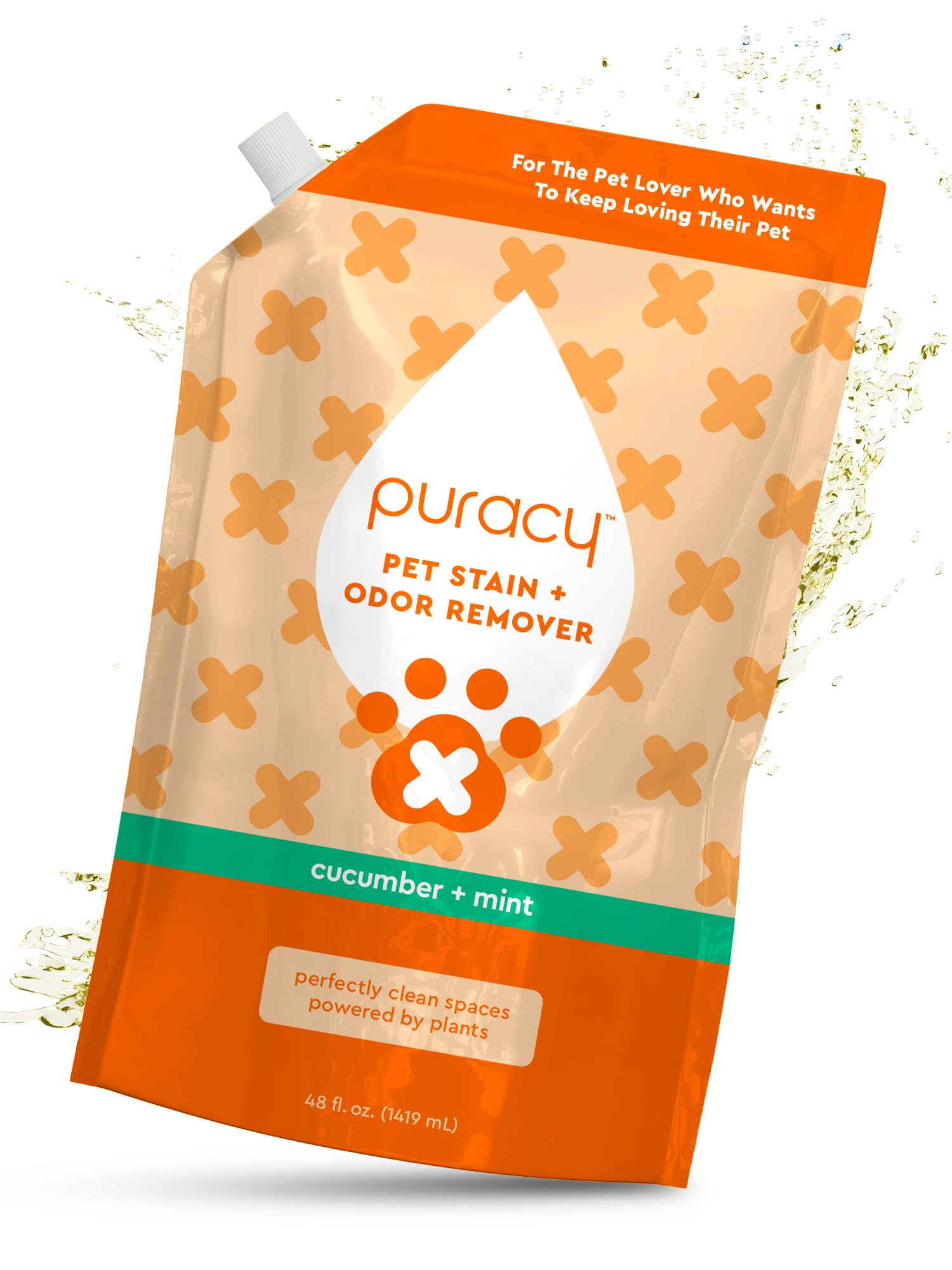 Puracy Nettoyant enzymatique – bouteille prête à l’emploi pour taches et odeurs.