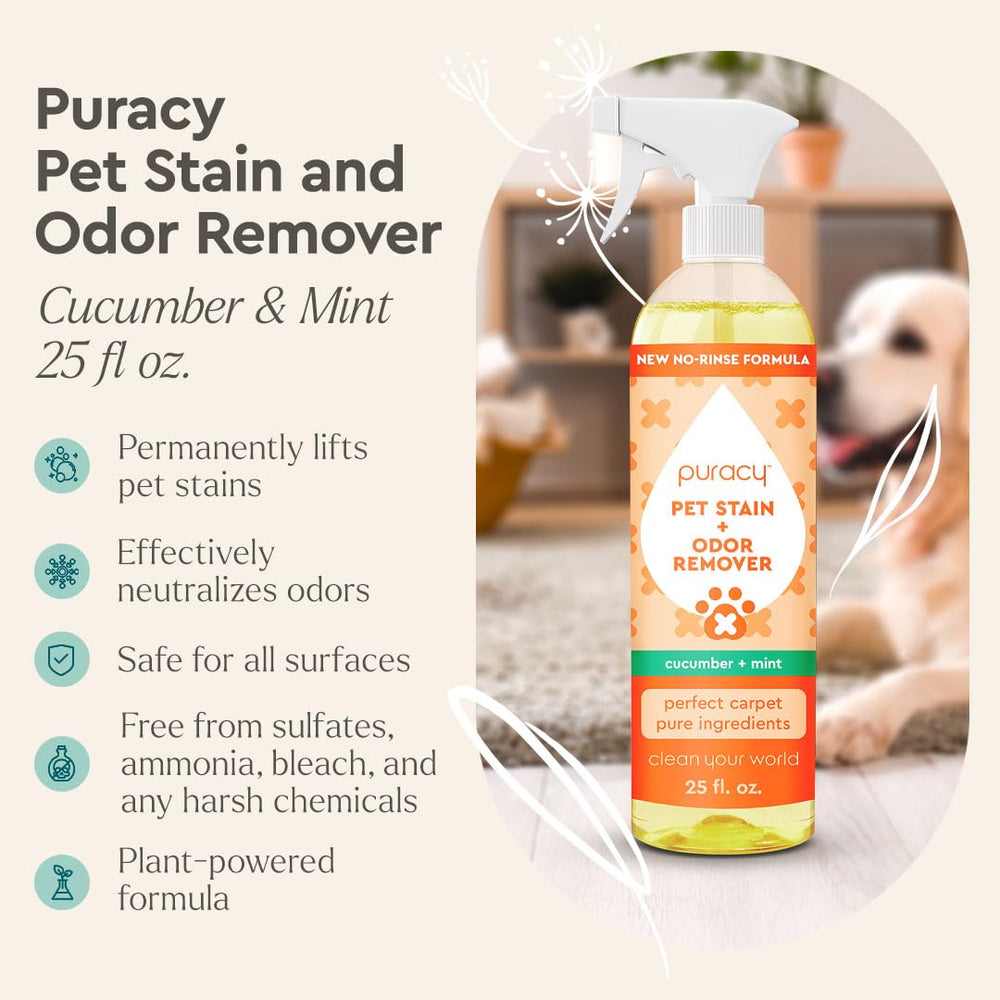 Puracy Nettoyant Enzymatique Concombre et Menthe, parfum frais.