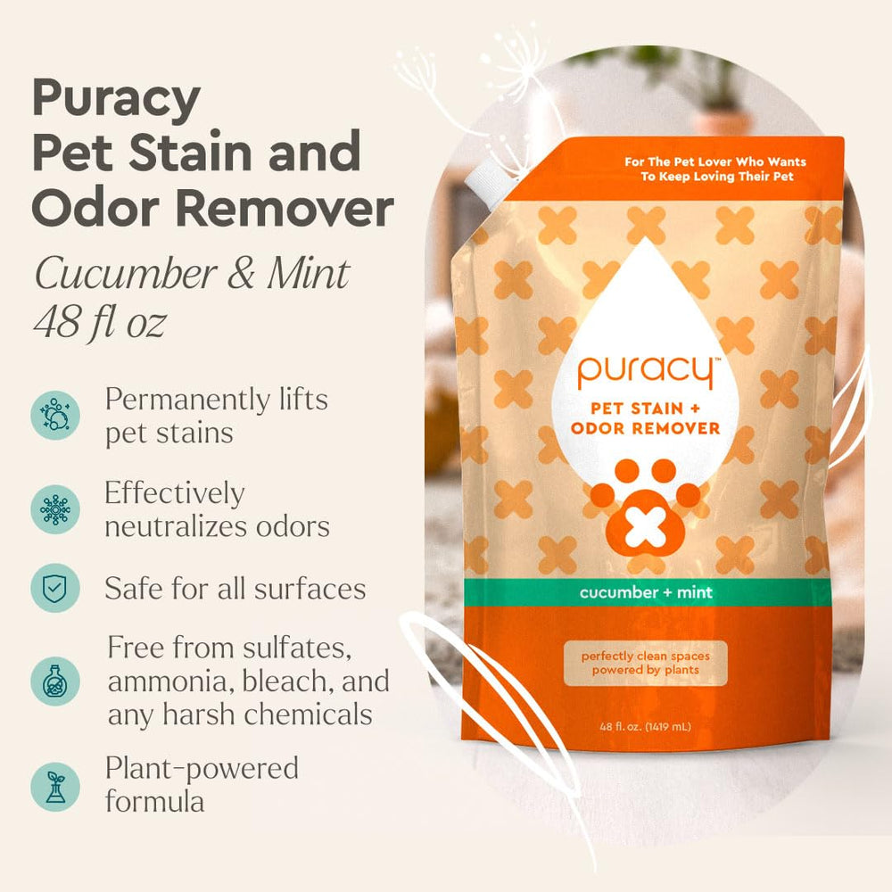 Puracy Nettoyant enzymatique – lit et literie frais grâce à l’action enzymatique.