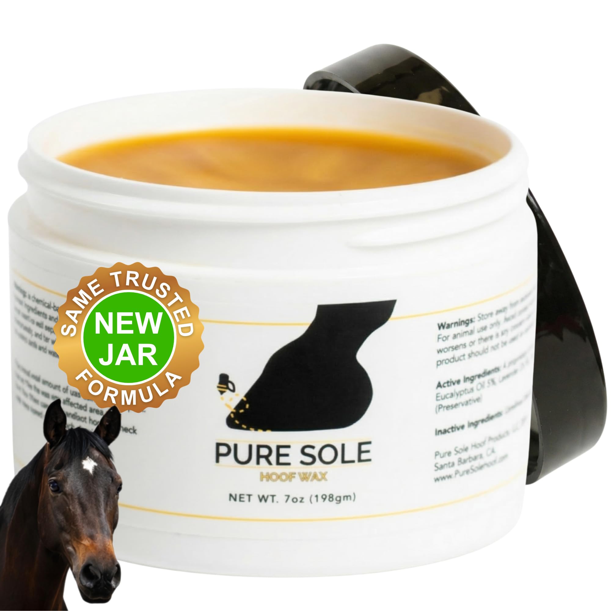 Pure Sole : pot de cire sabot pour sceller les fissures.