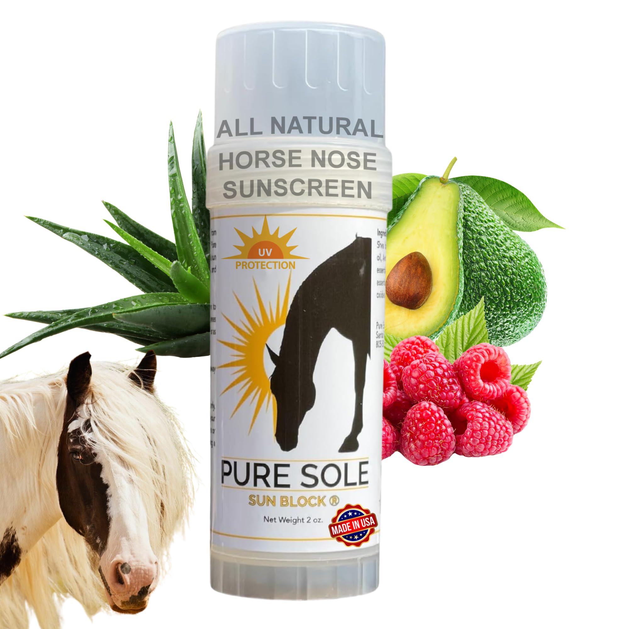 Pure Sole Sun Block Cream en baton pratique pour une application rapide.