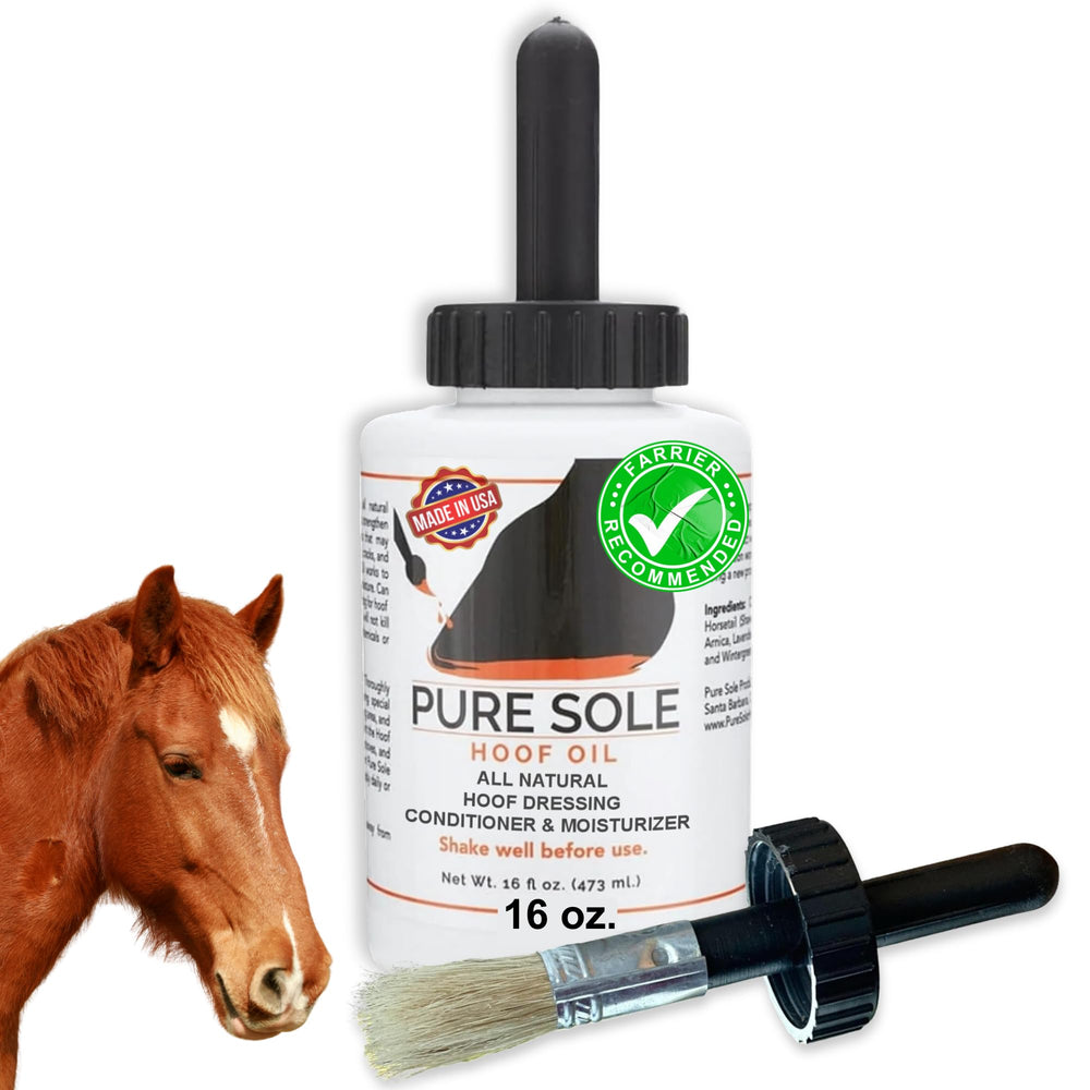 Pure Sole huile-sabot avec pinceau intégré pour une application précise.