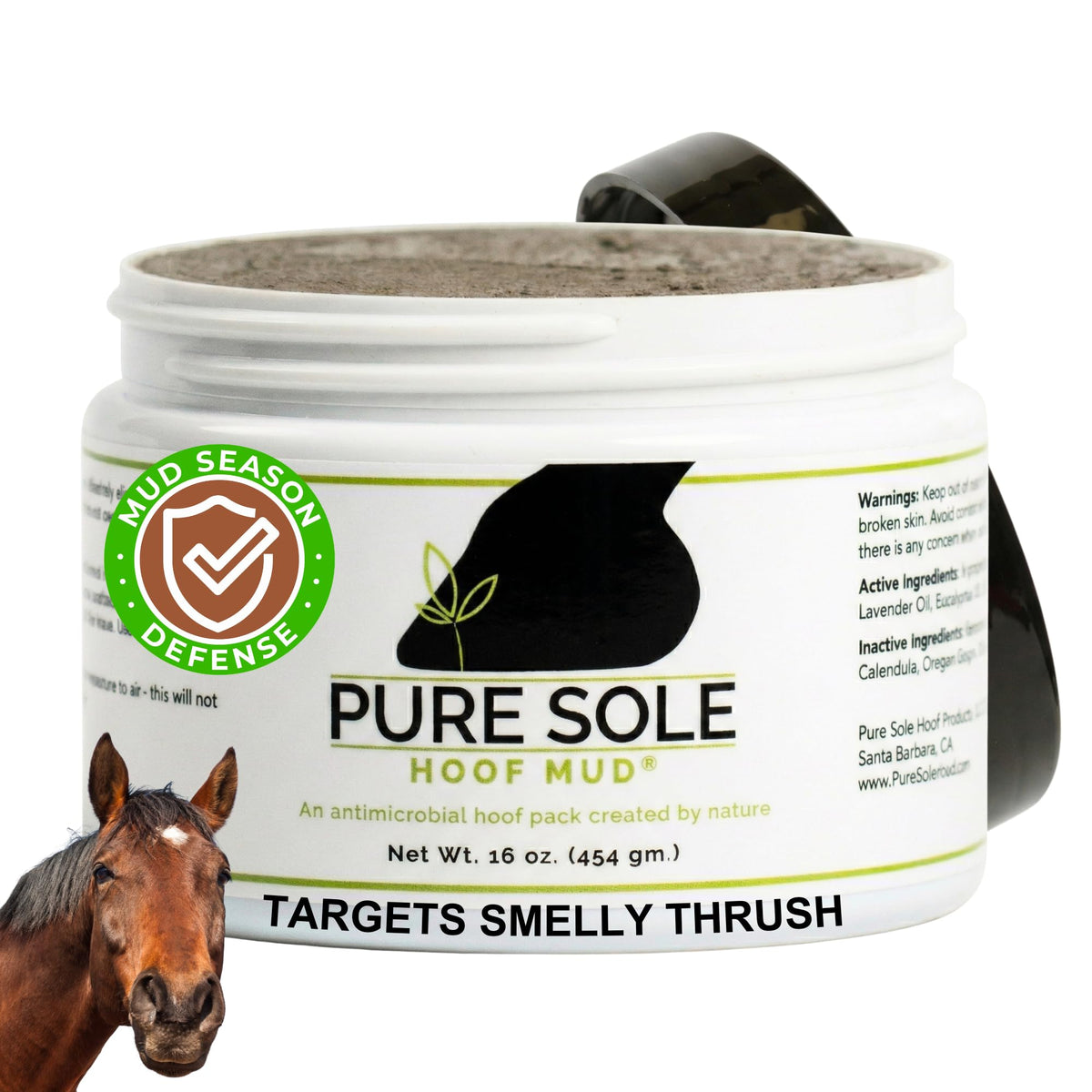 Emballage pratique de Pure Sole Boue-Sabot pour une utilisation propre et rapide.