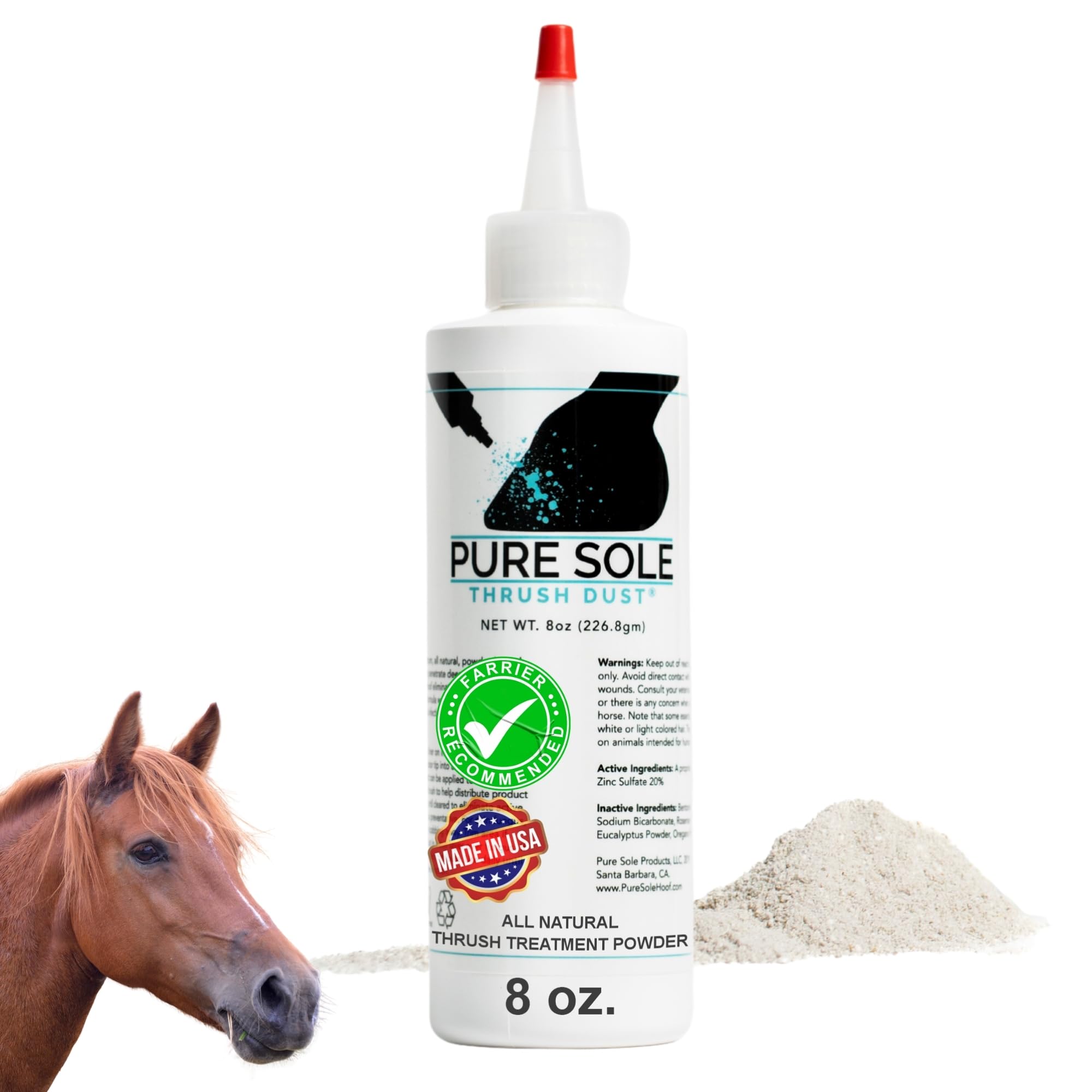 Pure Sole Poudre sabot séchage rapide pour sabots secs et confortables