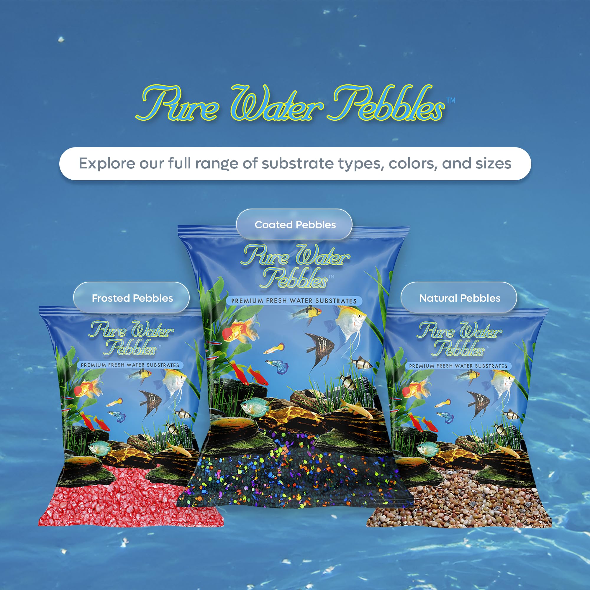 Pure Water Pebbles Lasernite Glo installation facile et rapide.