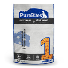 PureBites cheddar fromage seche chien, friandise naturelle et simple