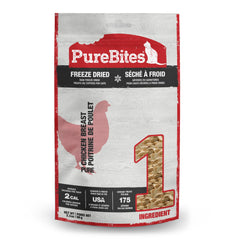 PureBites emballage poulet poitrines seche pour recompense pratique et fraiche pour chat
