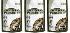 PureBites foie de bœuf lyophilisé pour chien, bouchées naturelles faciles à partager.