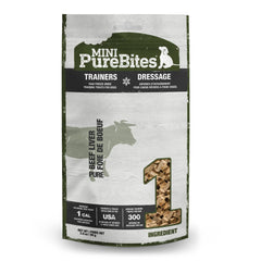 PureBites Mini foie de boeuf lyophilisé – friandise simple pour récompense.
