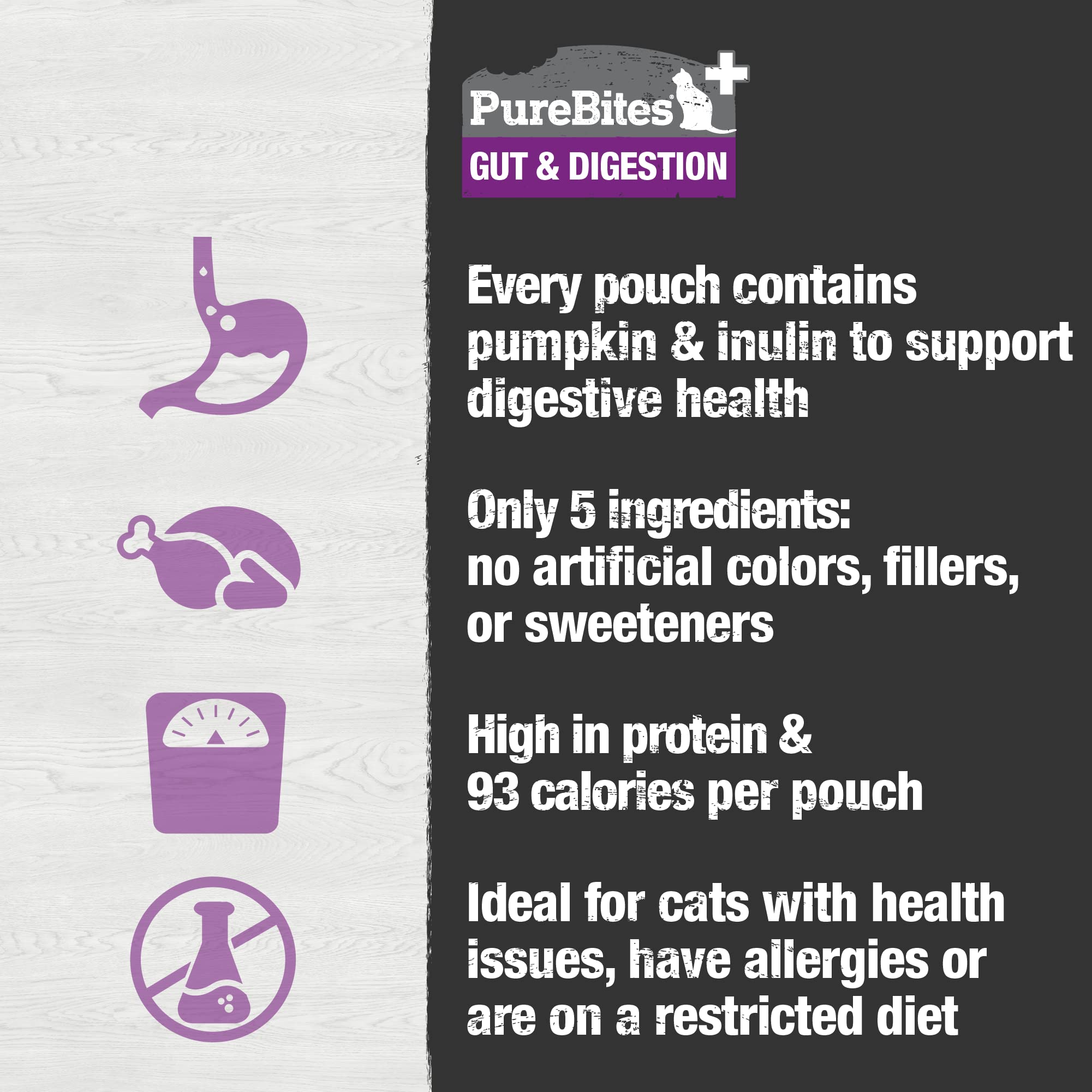 Coffret de 15 unités PureBites Plus Squeezables, solution pratique.