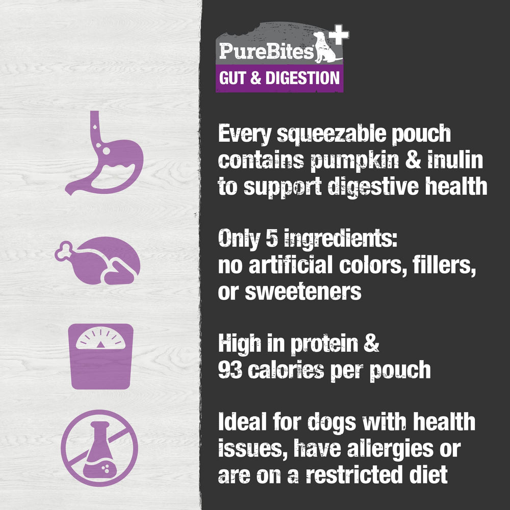 PureBites Plus Squeezables, utilisation-quotidienne : pratique à offrir pendant les sorties.