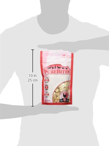 PureBites poulet lyophilisé arôme intense – friandise qui attire l’attention du chien.