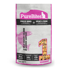 PureBites saumon seche chat 57g : friandise savoureuse et simple