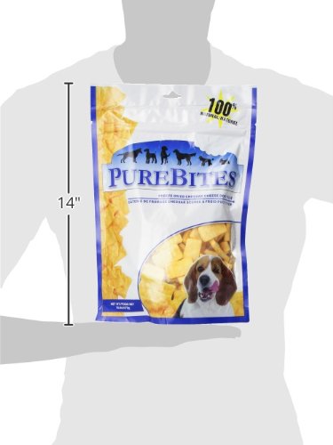 Texture croquante cheddar seche PureBites, parfait pour l'entraînement