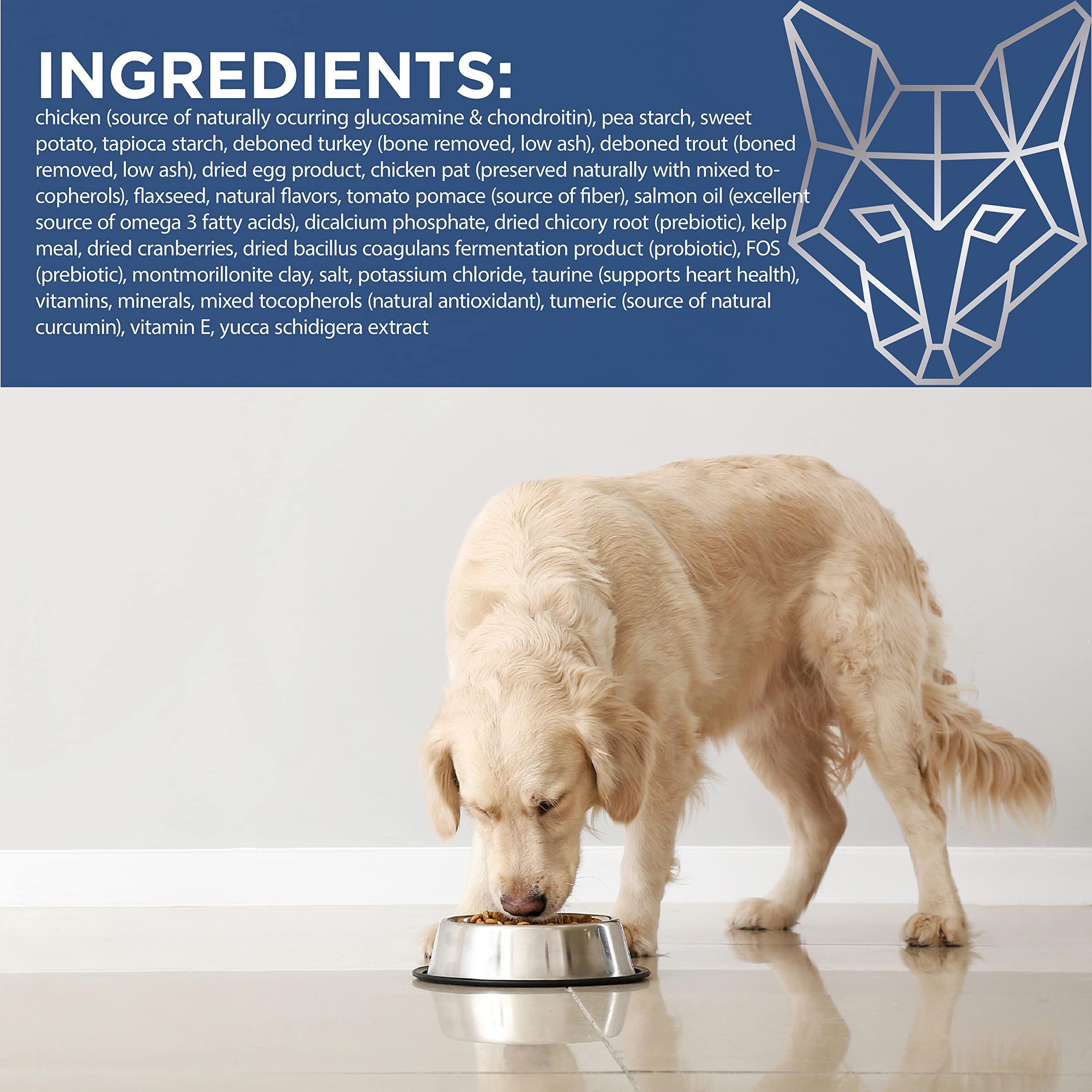 PURELUXE, repas quotidien idéal pour chiens adultes et seniors.